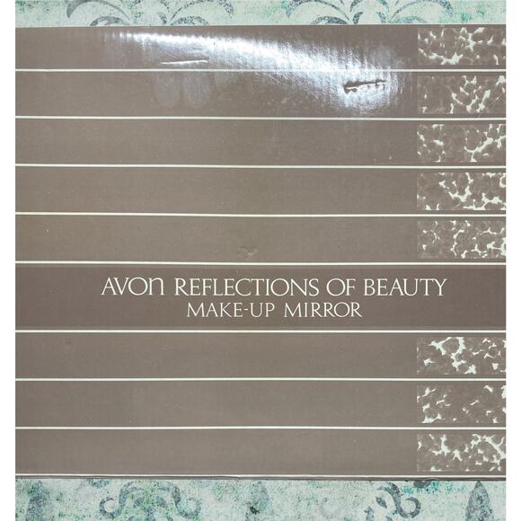 Vintage 1986 AVON Reflections of Beauty Make-Up Lighted Magnifying Mirror NEW - Picture 3 of 7